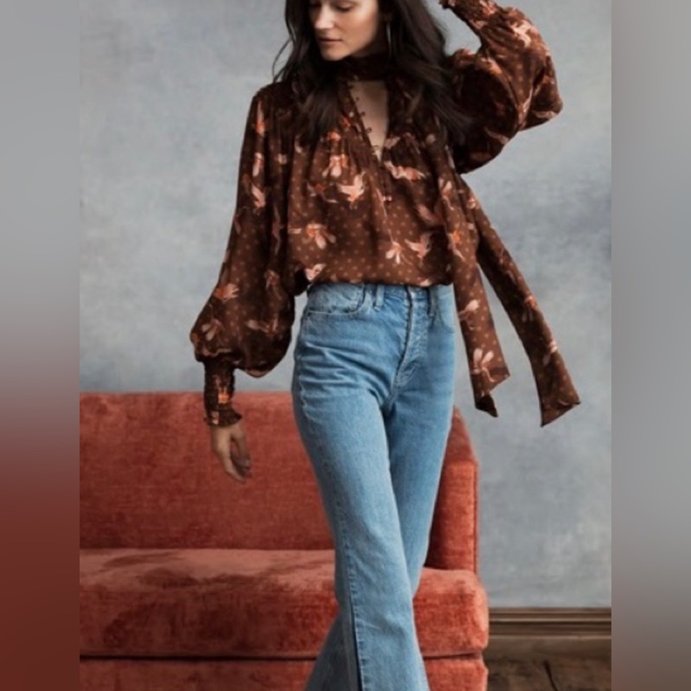 Happy x Nature Blouse w/ Scarf